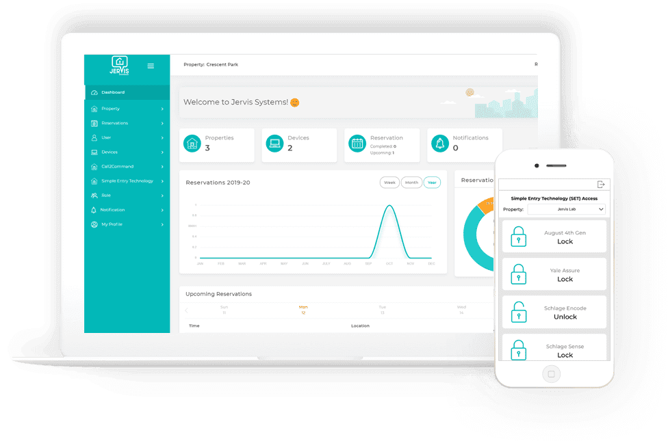 Jervis Systems smart access mobile app